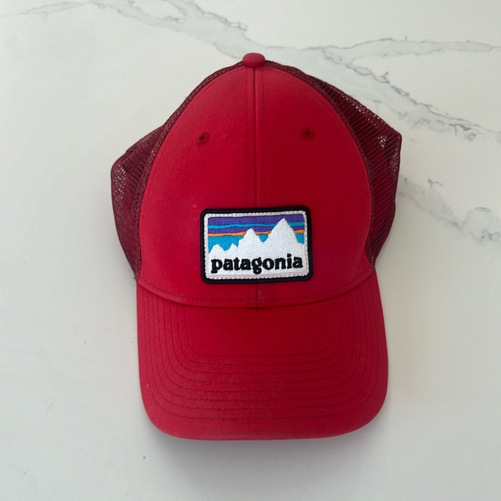 Red Patagonia hat, gently used